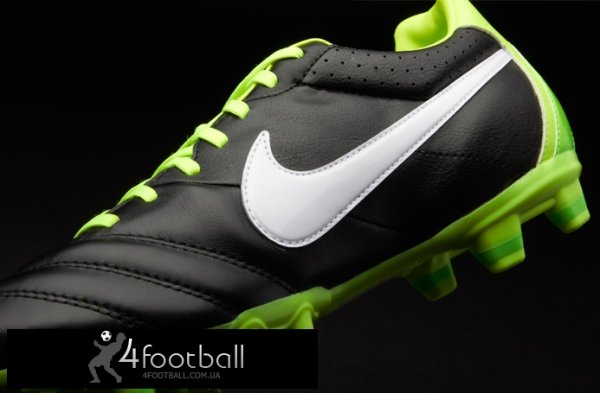 Бутсы Nike Tiempo Mystic IV FG (черный/зеленый)