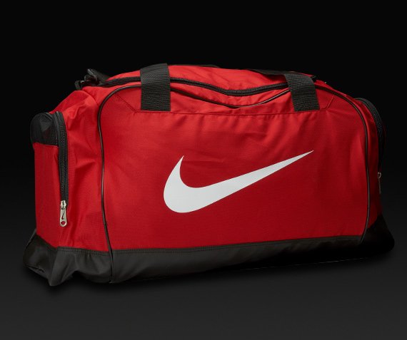 Сумка спортивная Nike (Цвет: Красный-Черный