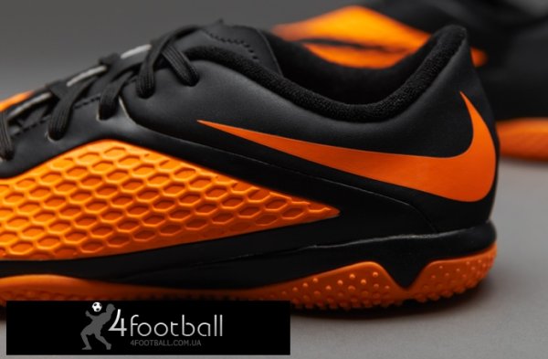 Дитячі Футзалки Nike Hypervenom Phelon IC ( чорний-оранж) - зображення 3
