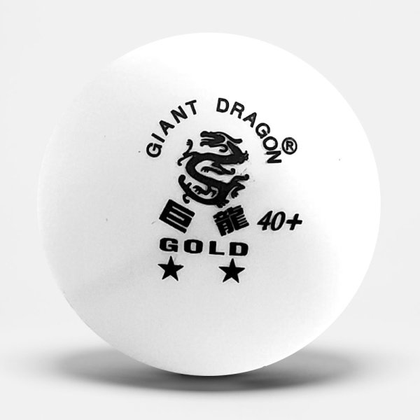 М'ячі для настільного тенісу Giant Dragon Gold Ball 40+ 6-шт