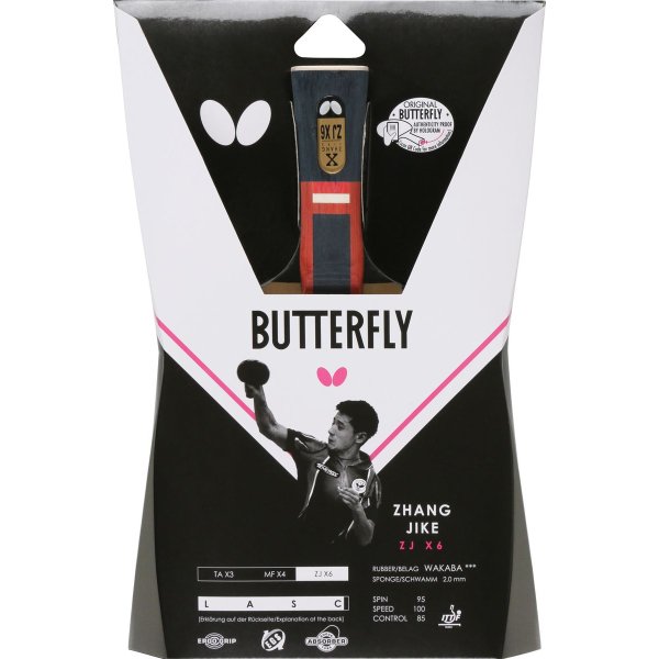 Ракетка для настольного тенниса Butterfly ZHANG JIKE ZJX6 85085