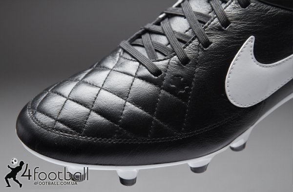 Бутсы Nike Tiempo GENIO Leather V FG (Сlassic) 631282-010 - изображение 5