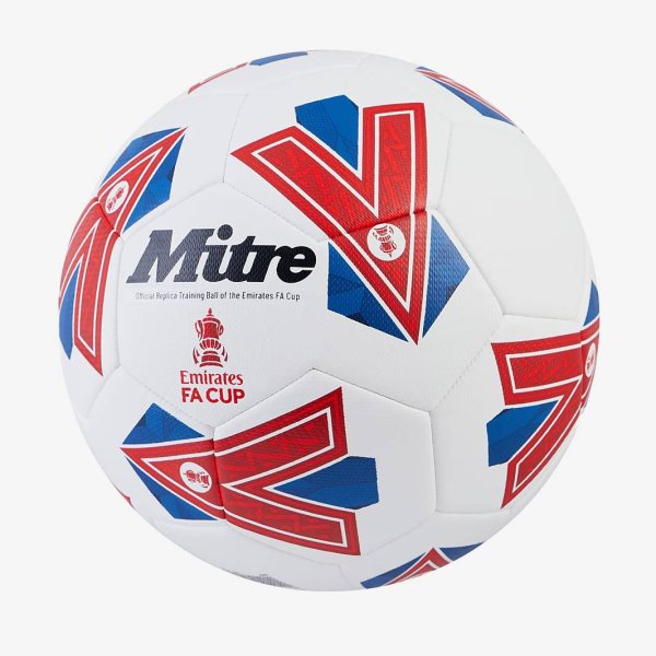 Футбольный мяч Mitre FA Cup Train 23/24 Ball 5-B0165WEA №5