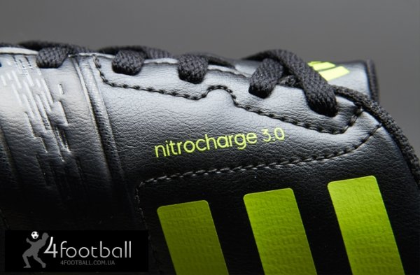 Детские бутсы Adidas Nitrocharge 3.0 TRX FG (black/green)