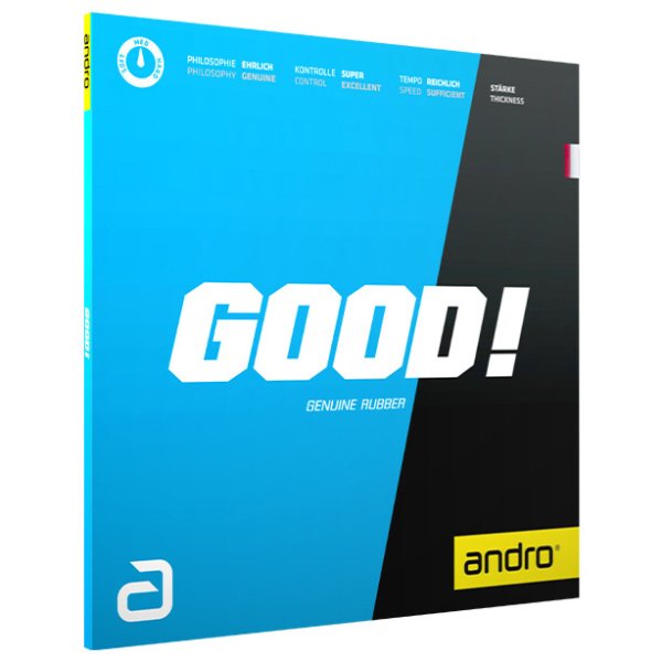 Andro - Good Червона MAX (Накладка на ракетку для настільного тенісу) - зображення 3