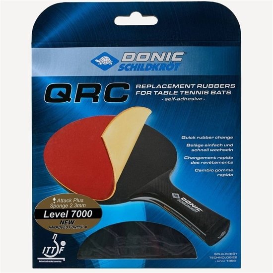 Donic QRC 7000 Черная и Красная MAX — Набор накладок - изображение 7