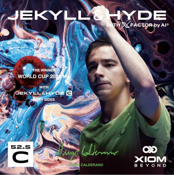 Xiom Jekyll & Hyde C55 – Black – MAX – накладка для настольного тенниса. - изображение 4