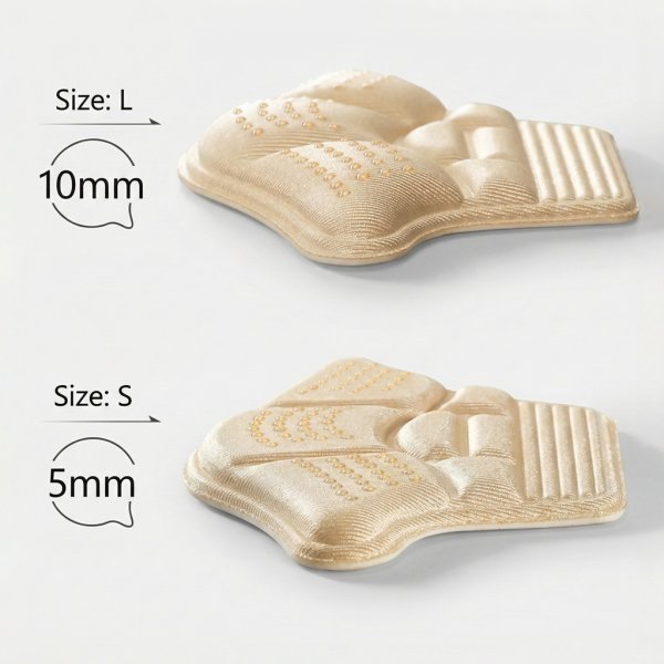 Мягкие защитные накладки на задник обуви 2 шт (Цвет: Черный) - изображение 3