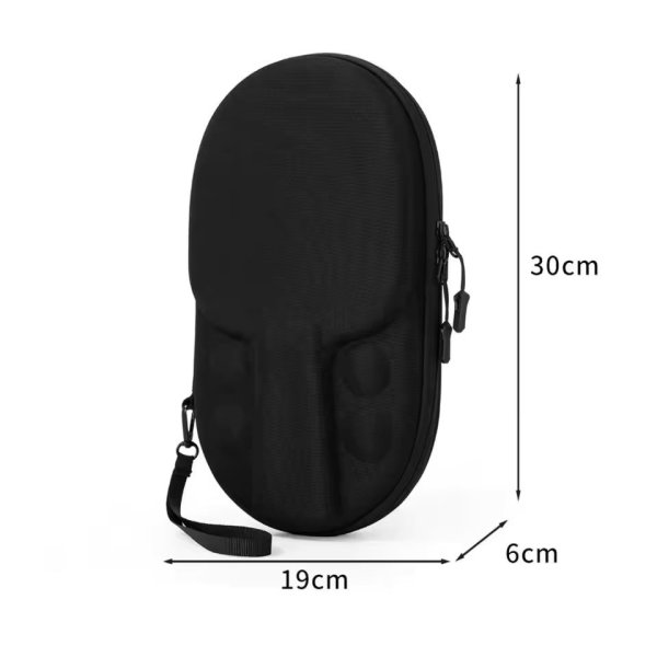 Чехол для настольного тенниса – Серый жесткий кейс (на 2 ракетки + 4 мяча) - изображение 2