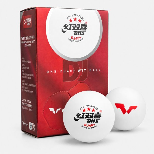 DHS WTT Official DJ40+ Original ITTF Approved (6 штук) - изображение 4