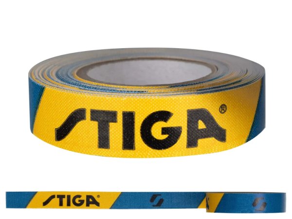 Торцьова стрічка STIGA Жовто/Блакитна H—12mm L—1m (на 2 ракетки) - зображення 2