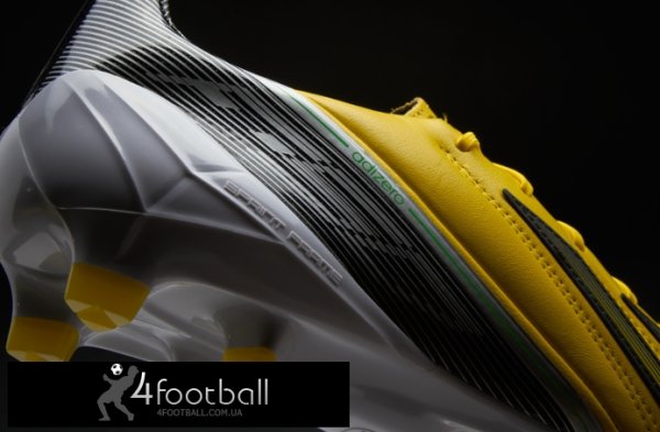 Adidas - F50 adizero TRX FG Leather (черный-желтый)