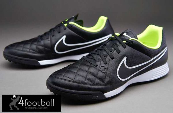 Сороконожки Nike Tiempo GENIO Leather V TF (Stealth) 631284-017