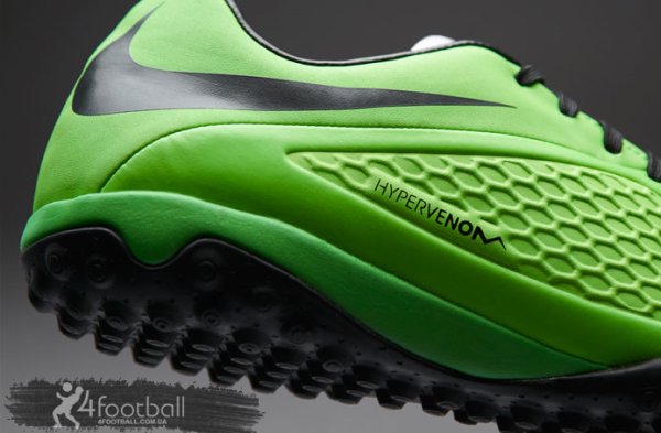 Сороконожки Nike Hypervenom Phelon TF (Lime/Лайм) 599846-303