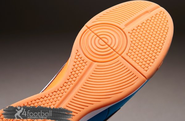 Футзалки Nike Tiempo GENIO Leather V IC (Sky-Orange) 631283-418