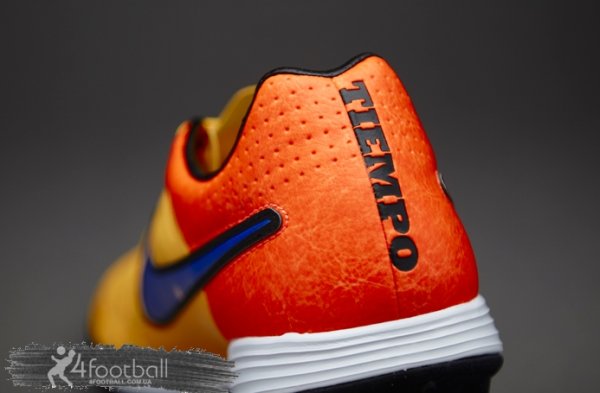 Сороконожки Nike Tiempo LEGACY Leather V TF - Mango 631517-858