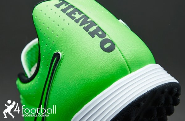 Сороконожки Nike Tiempo GENIO Leather TF - Lime 631284-330