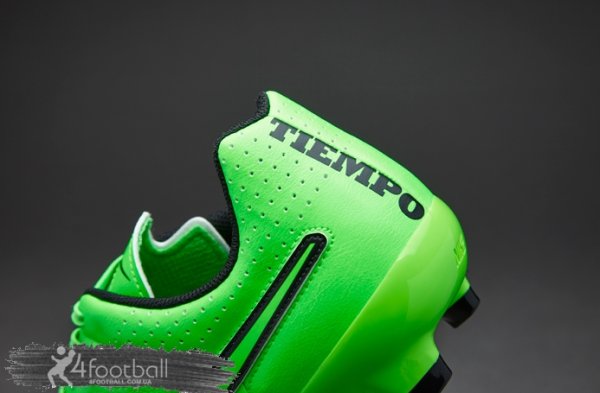 Бутсы Nike Tiempo GENIO Leather FG - Lime 631282-330