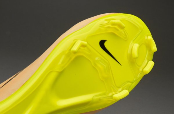 Бутсы Nike Mercurial Veloce Leather FG - Lemon/Beige 768808-707