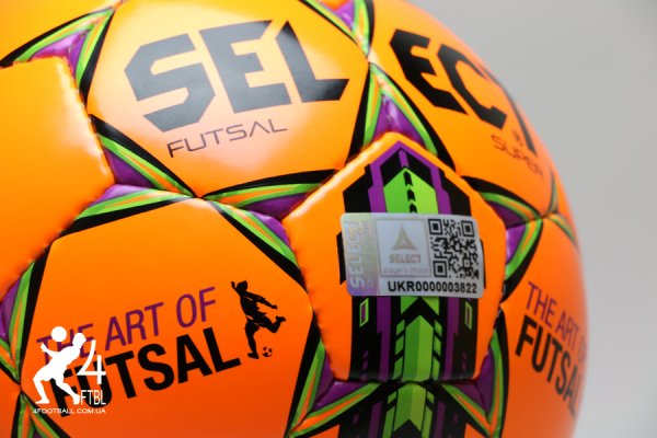 Футзальний м'яч Select Futsal Super FIFA 2016 - Профи (ORANGE) 361343 - orange