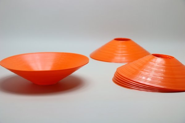 Комплект оранжевых конусов для тренировок 10 штук 4f-con-orange-10