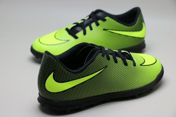 Детские сороконожки Nike Nike BRAVATAX JR II TF 844440-070 black-yellow 844440-070 - изображение 4
